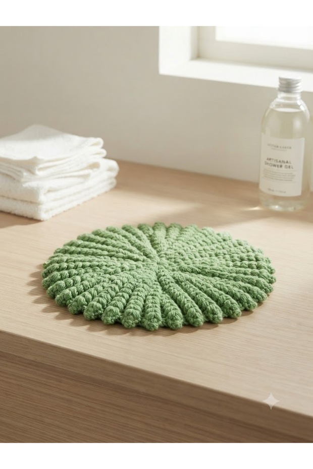 El işi örme banyo lifi - 3