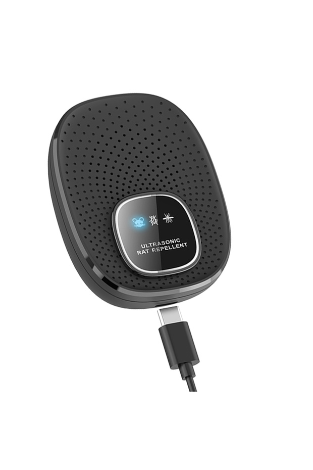 black High-power ultrasonic pest control device USB port energy-saving intelligent logistics insect