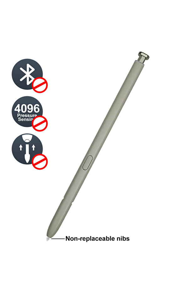 قلم أنمون رمادي اللون، بديل لقلم S Pen النشط، متوافق مع هاتف S25 Ultra SM-S938U 5G بتقنية السعة...