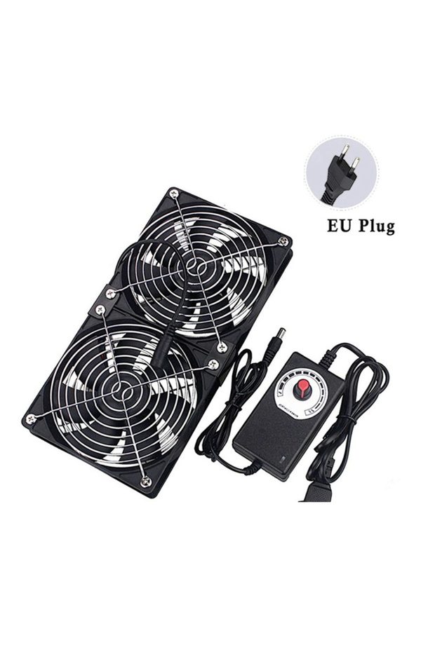 2 Fan 220V High Power Multifunctional Exhaust Fan with Remote Control for Industrial Workshop Garage