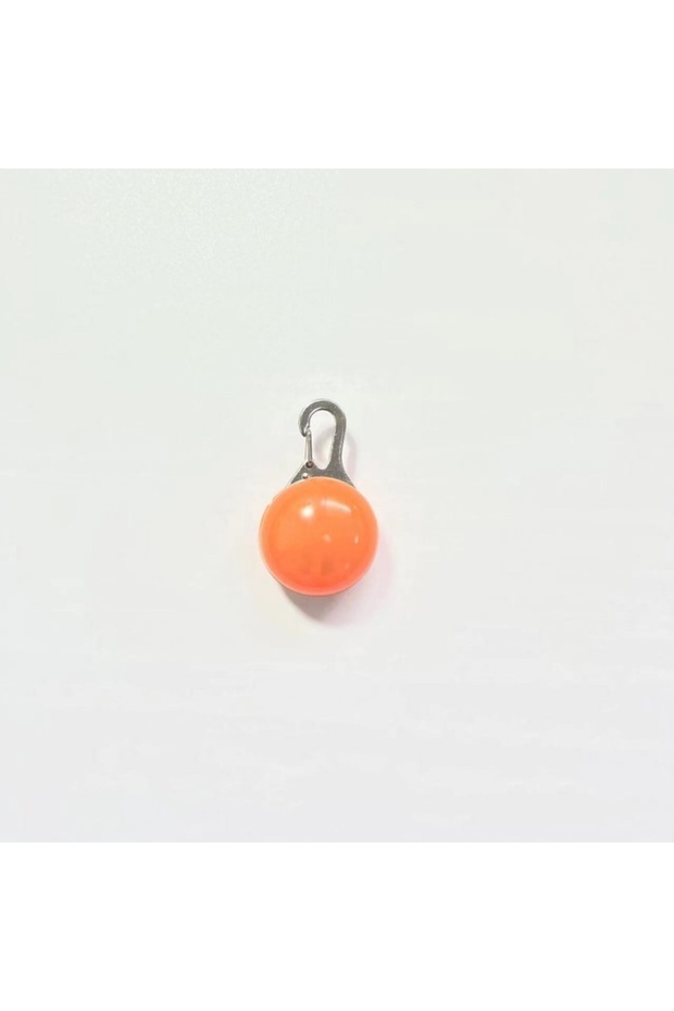 Orange LED Glow Dog Collar Pendant Light Up Pet Accessories Night Safety Walking for Cat Dog Small M