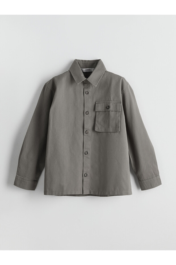 Nevavm Long-Sleeved Boy's Shirt with Difference