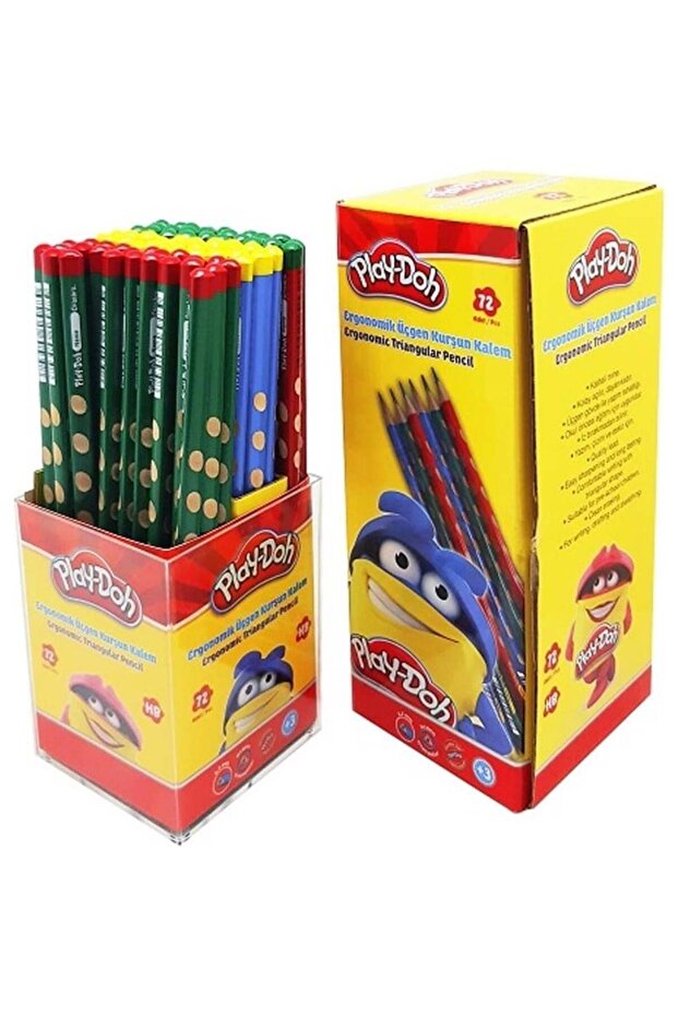 Play-Doh Corrugated Pencils 72-Pack