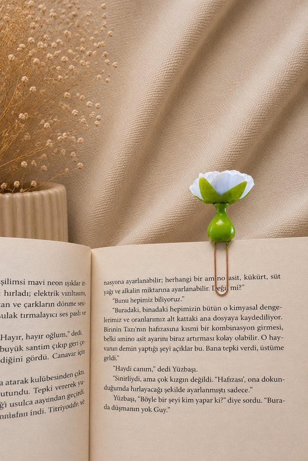 Handmade Flower Vase Bookmark