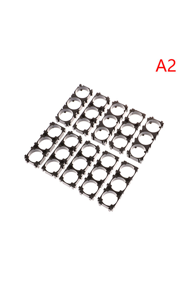 1X3 10Pcs 18650 Battery Holder Safety Anti Vibration Holder Bracket Li-ion Cell Holder Cylindrical P