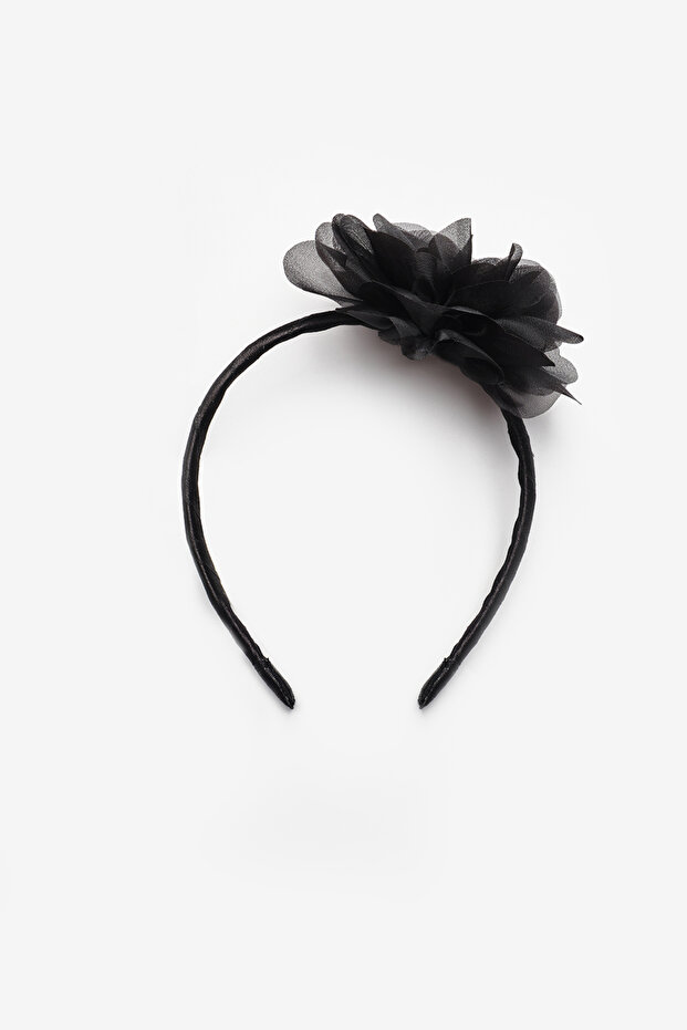 Black Rose Detailed Girl's Crown