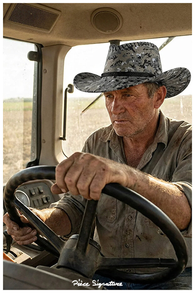 Patterned, Suede Cowboy Hat (for Women and Men) (56-59)