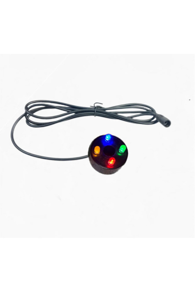 أضواء حلقية LED ملونة للإنارة تحت الماء، 4 مصابيح، مقاومة للماء، 12 فولت، واجهة 1-Pin، جهد منخفض، بديلة للنوع 1-Pin.