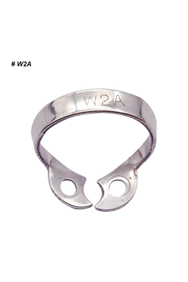 W2A 1Pc Dental Rubber Dam Clamps Endodontic Restorative Barrier Clips Stainless Steel Frame Holder f