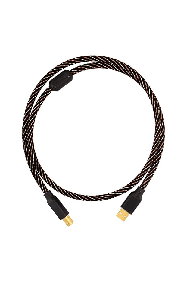 كابل USB OTG عالي الجودة من نوع A إلى B من YYAUDIO بطول 1 متر، كابل USB من النوع A إلى B، كابل صوت 6N OFC من النوع C إلى B