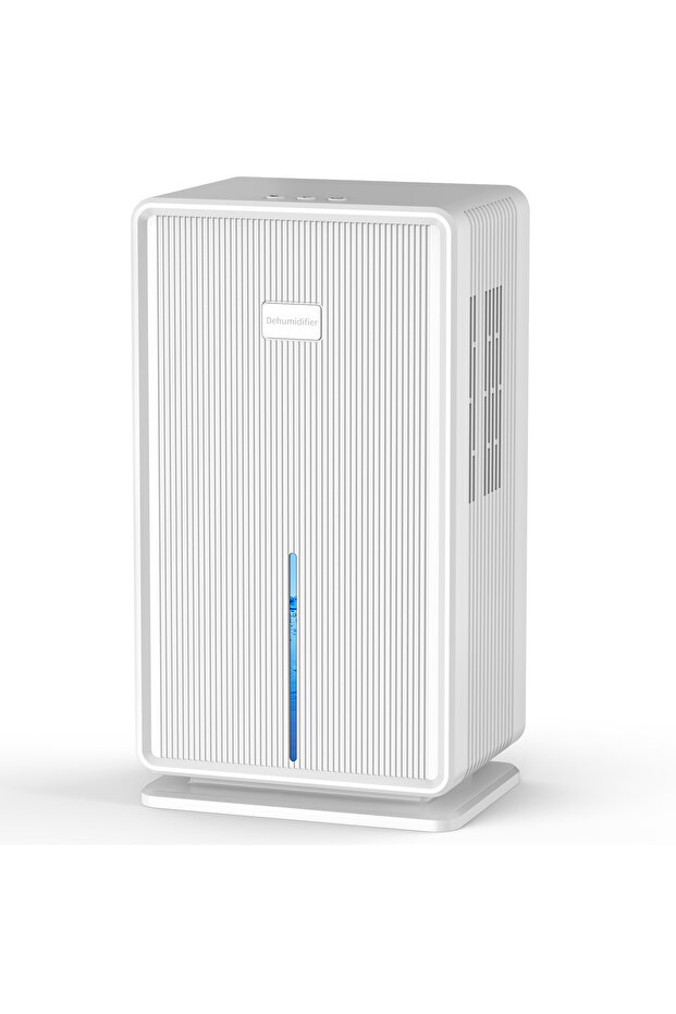 EU Plug WHITE Home Dehumidifier, 750 Sq. ft. Bathroom Dehumidifier, 100 oz Dehumidifier, 7 Colors Ni