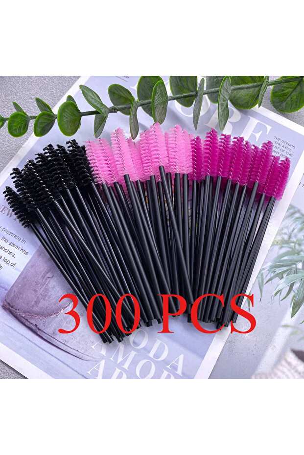 300pcs Mixed 150/300pcs Mascara Wands Eyelash Brush Spoolies for Eye Lash Extension, Eyebrow and Mak