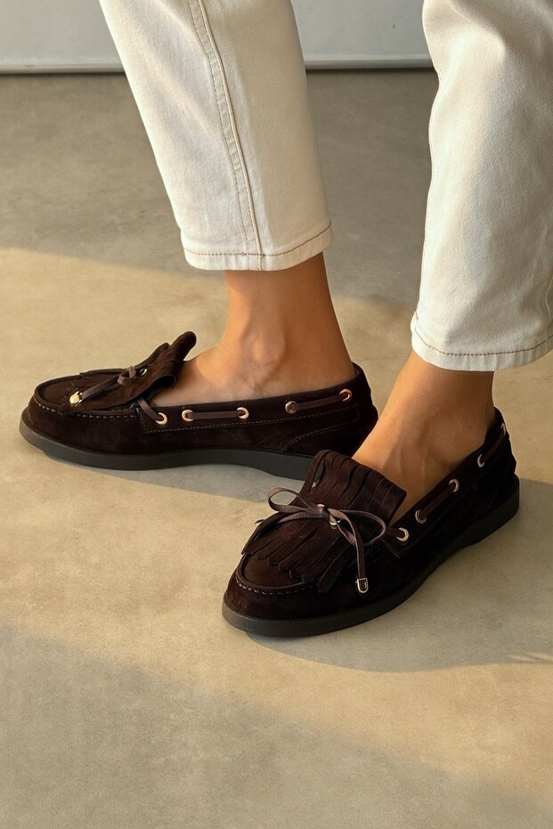 Softee Brown Genuine Leather Loafer