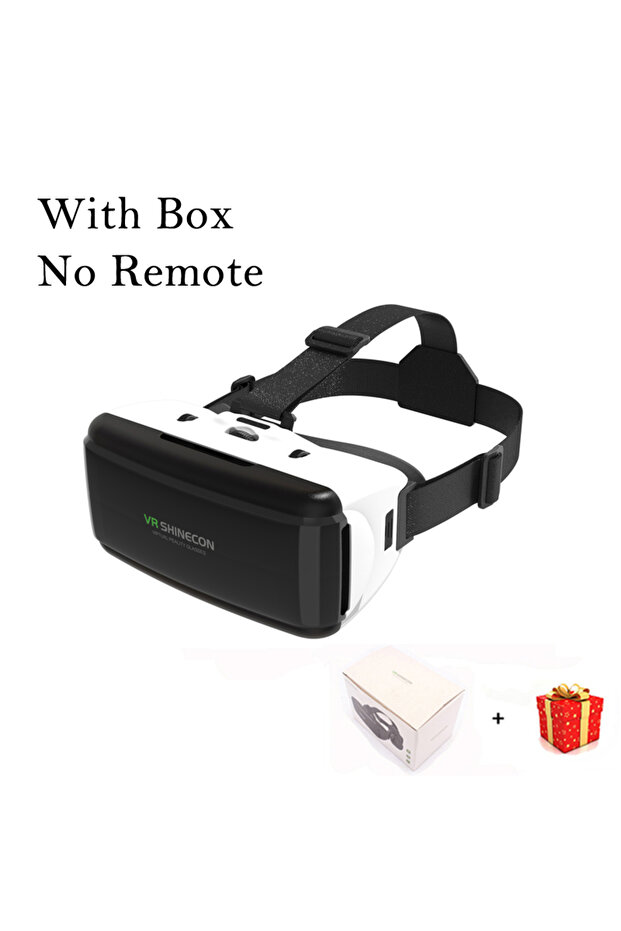 نظارات واقع افتراضي Shinecon Casque Helmet ثلاثية الأبعاد، فقط VR، لأجهزة iPhone وAndroid والهواتف الذكية