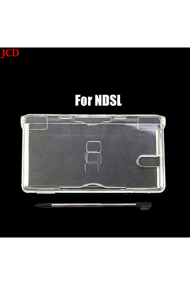 For NDSL black pen JCD Transparent Crystal Case Clear Hard Cover Shell For DSL NDS Lite NDSL for DSi