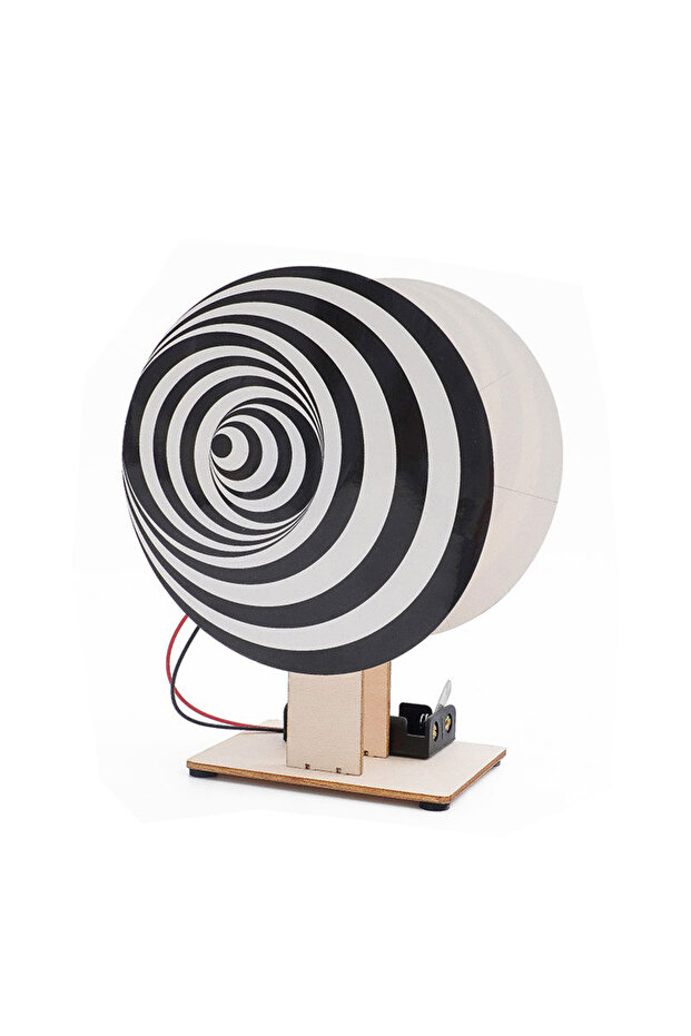 Duchamp Turntable DIY Duchamp Turntable Model Science Toys for Kids Wooden STEM Technologia Experime