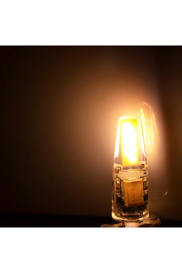 3w Yes Warm White 10pcs/lot 3W G4 LED Dimmable Bulb AC/DC12-24V COB LED Light Replace Traditional of