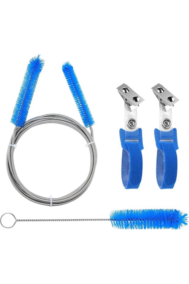 Blue 4pcs BMC CPAP Hose Cleaning Brush Kit Cpap Accessories Cpap Tube Cleaner Flexible Brush Cleanin
