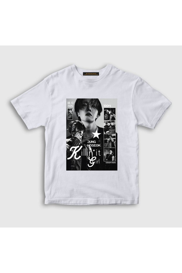 Unisex Kids White Killin It Girl J-Hope Jung Hoseok T-Shirt 597949Tt
