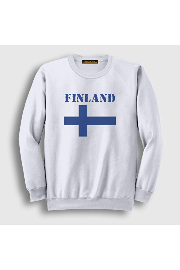 Unisex White Flag Finland Finnish Sweatshirt 586660Tt