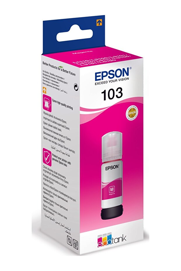 103 Magenta Kırmızı Şişe Mürekkep T00S34A L1210-3210-3250-5290