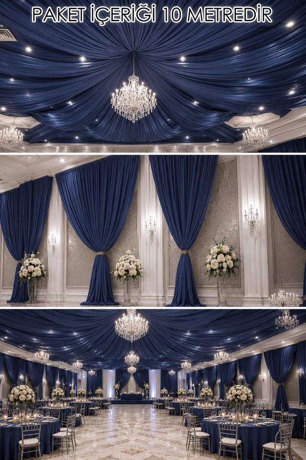 Decorative Fabric 10 Meters |   Decorative Fabric for Wedding, Event, Organization, and Party Decorations