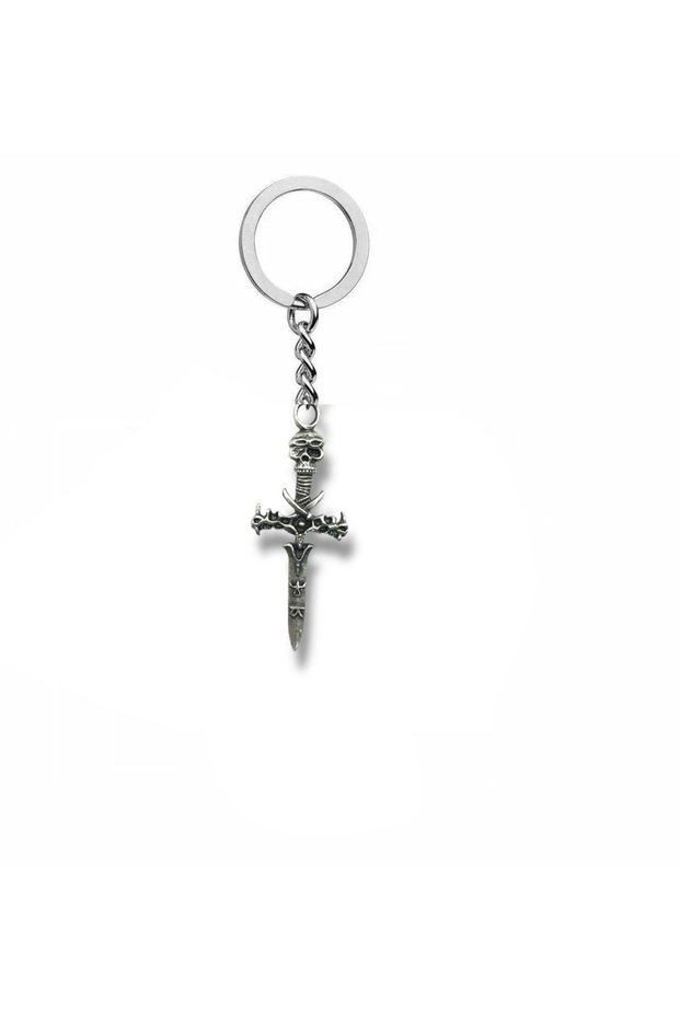 Large Knight Figured Keychain – Zamak Metal Medieval Themed Unisex Accessory Product Description: