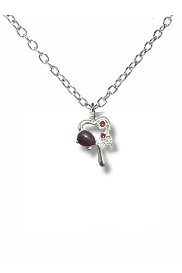 Red Drip Heart Unisex Necklace – Drops of Love on Your Neck