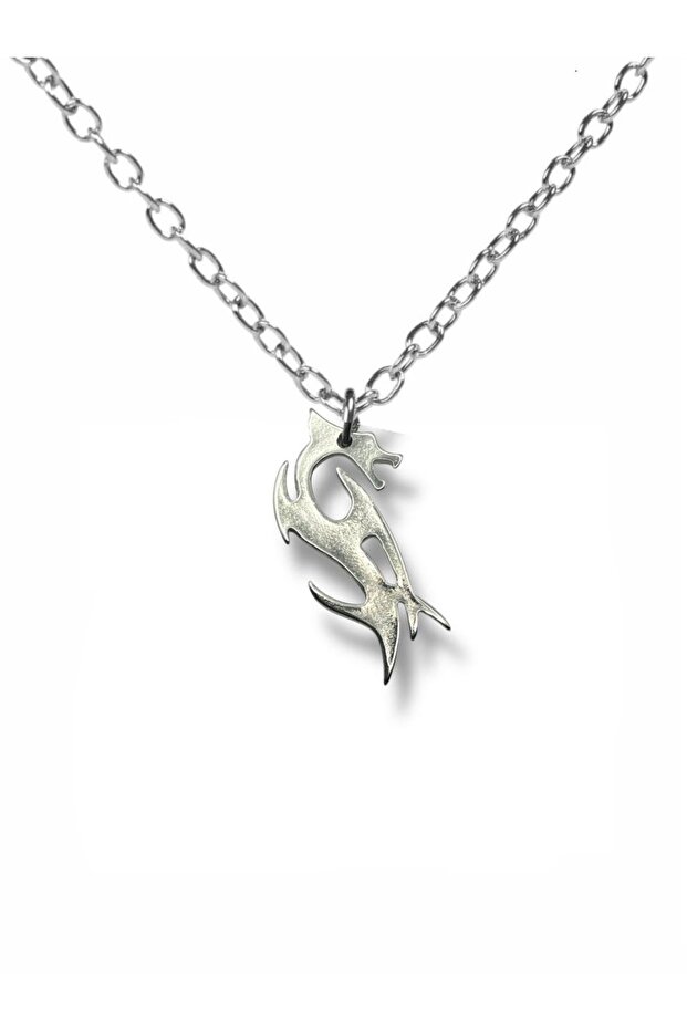 Taja Symbol Necklace – Zamak Plated Unisex Accessory with 60 cm Chain