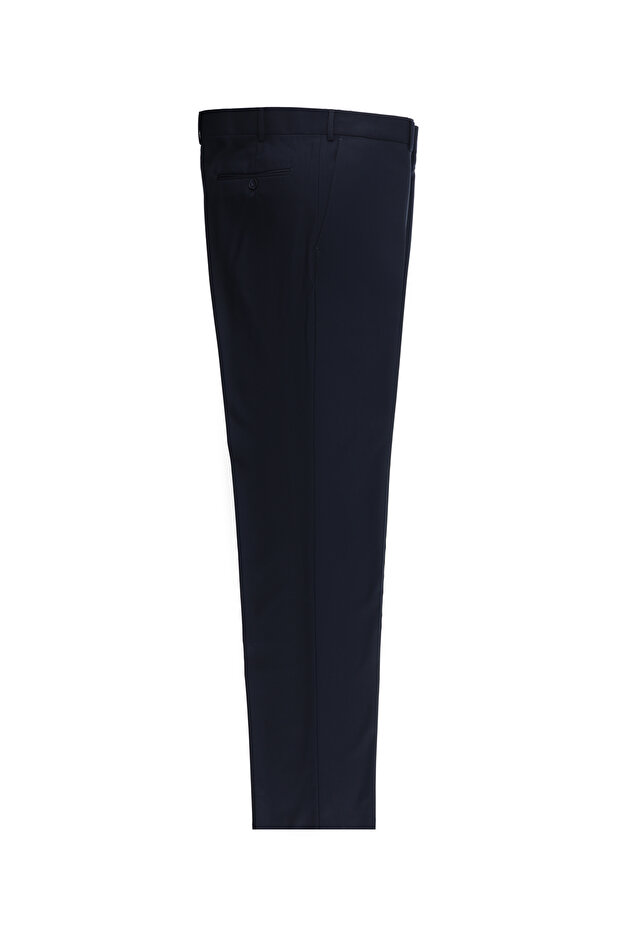 4 Drop Relaxed Fit Comfortable Cut Classic Fabric Trousers