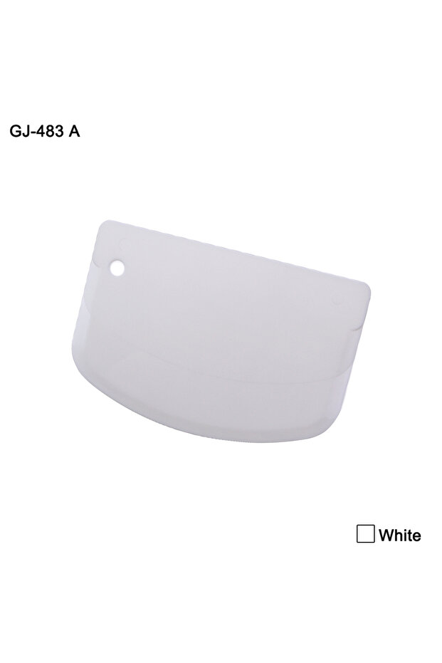 GJ-483 أبيض قطعة واحدة 20 غرام 4 ألوان ملعقة تزيين الكيك البلاستيكية سكين عجين قطاعة زبدة مكشطة خليط