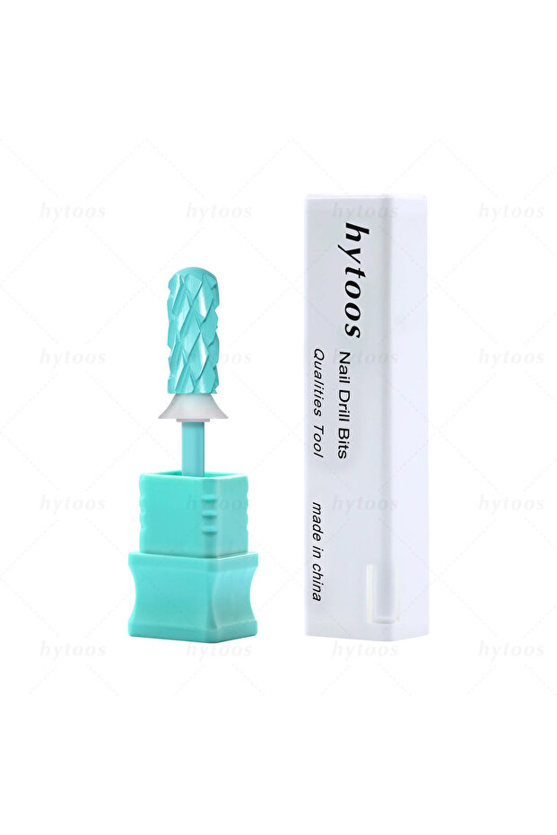 Small 5XC(green) HYTOOS 5XC Carbide Nail Drill Bits hytoos-green Coating Dome Safety Barrel Bit for