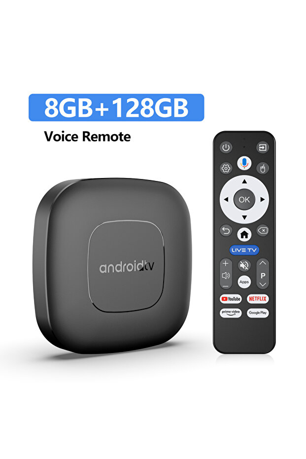 8G128G Voice 24 TV Box Android 16 Google Assistant Voice Control 8GB 128GB 256G 4K Wifi6 BT5.0 T1 RK