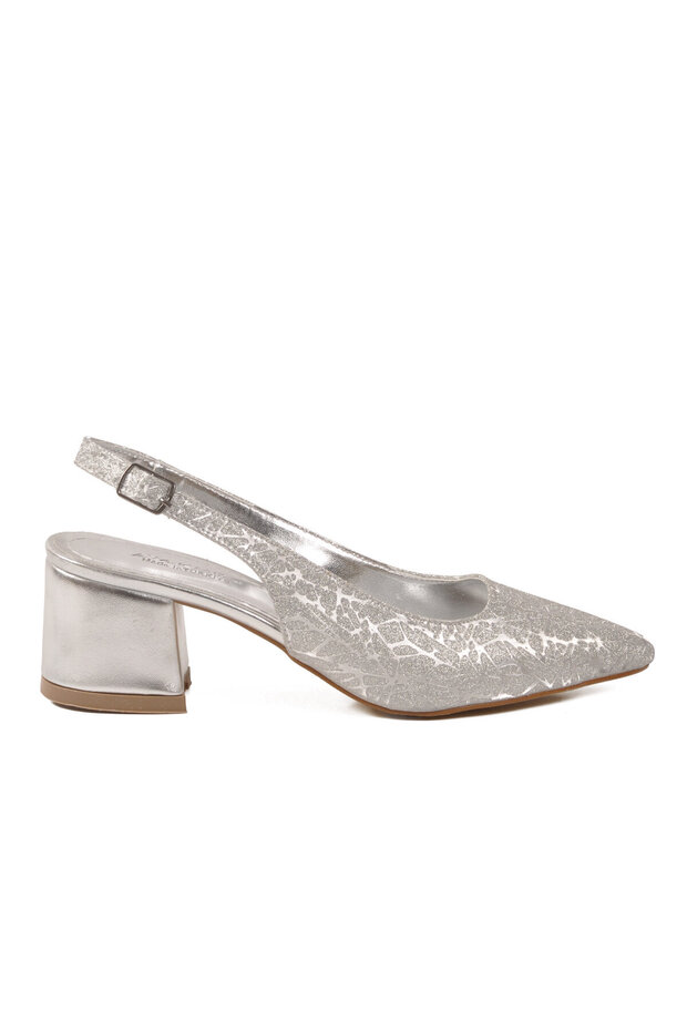 Silver Glitter Lightweight Women's Evening Dress Shoes 417688 Z