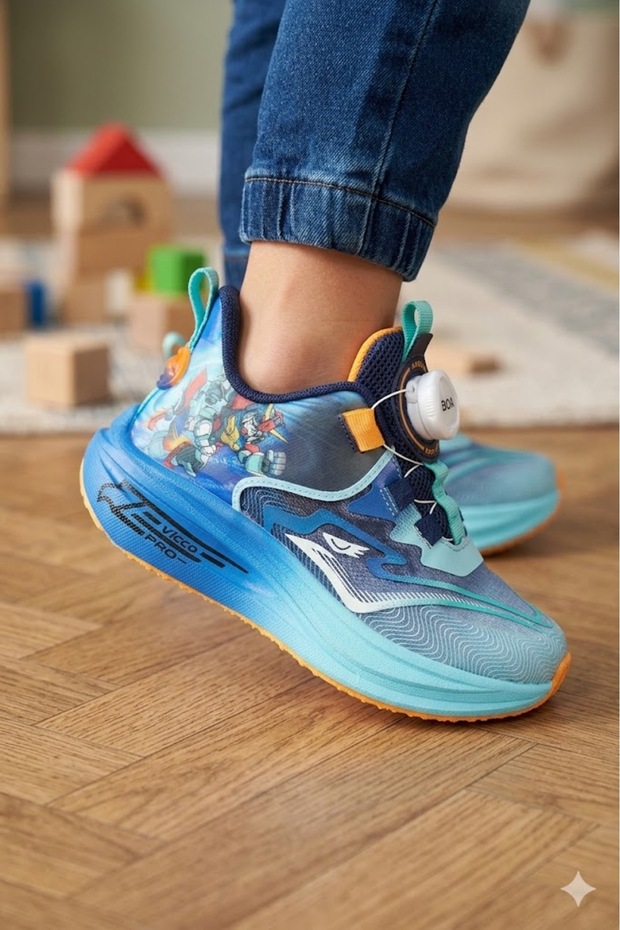 Pro 3D Effect Hologram Design Orthopedic Summer Mesh Boys' Sports Shoes