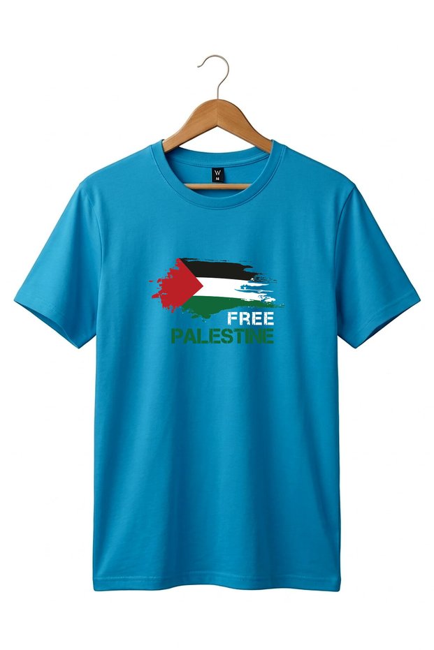 Free Palestine Free Palestinian Printed 100% Cotton Premium T-Shirt