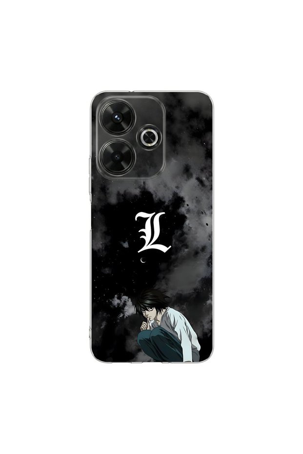 Redmi 13 Compatible Anime 3/2 Design Transparent Case