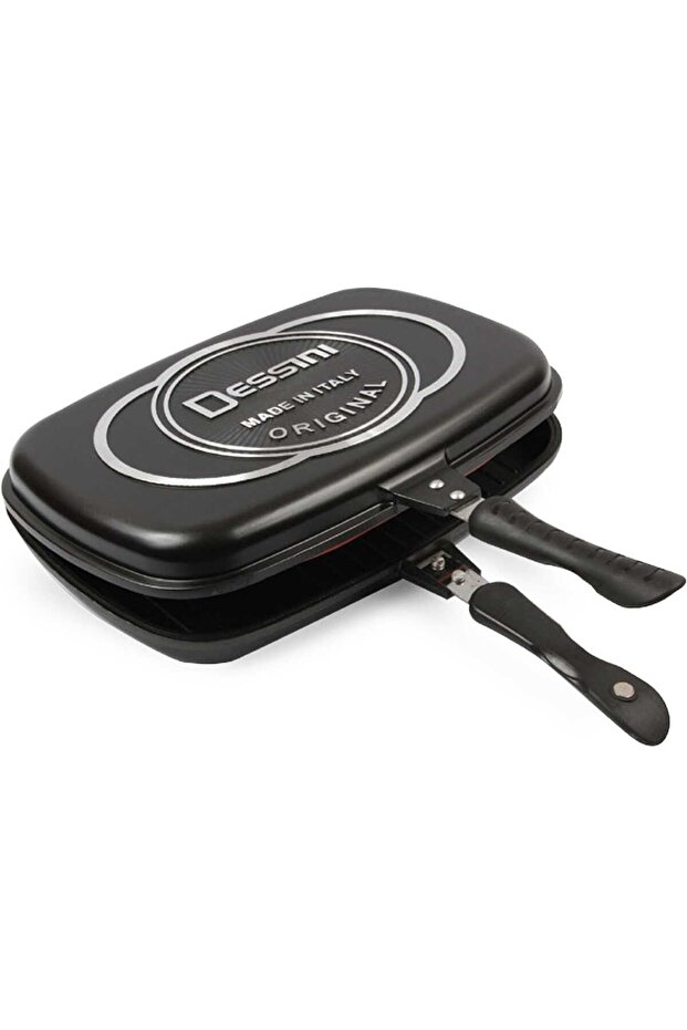 Double Aluminium Grill Pan, 36 cm