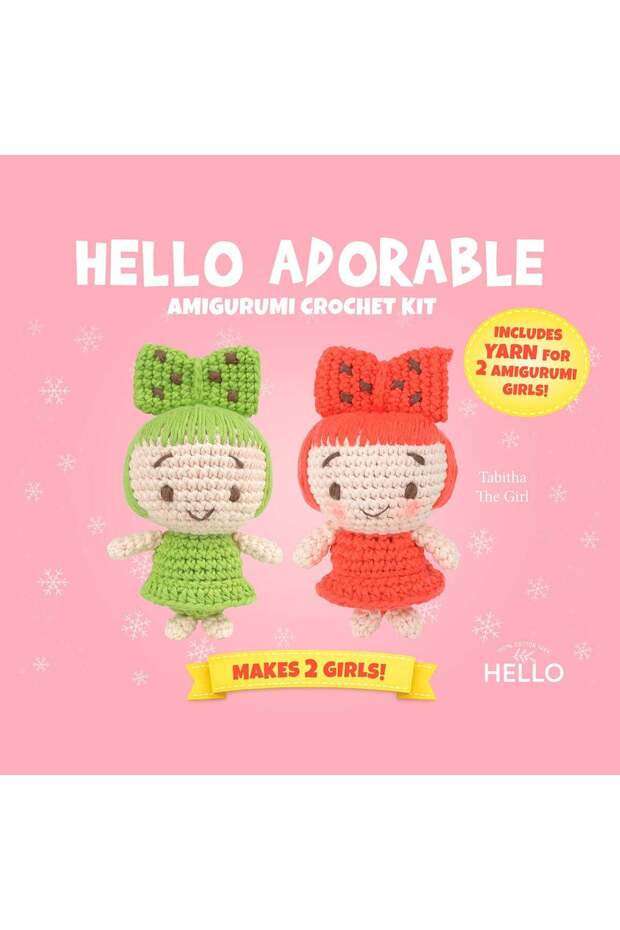 Amigurumi Kit, Mini Knitting Set Girls