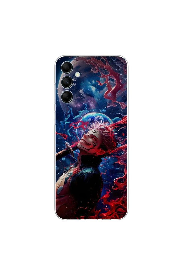 Samsung Galaxy M14 Compatible Anime 10/2 Design Transparent Case
