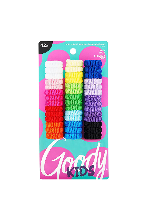 Girls Ouchless Tiny Terry Ponytailer 42Ct