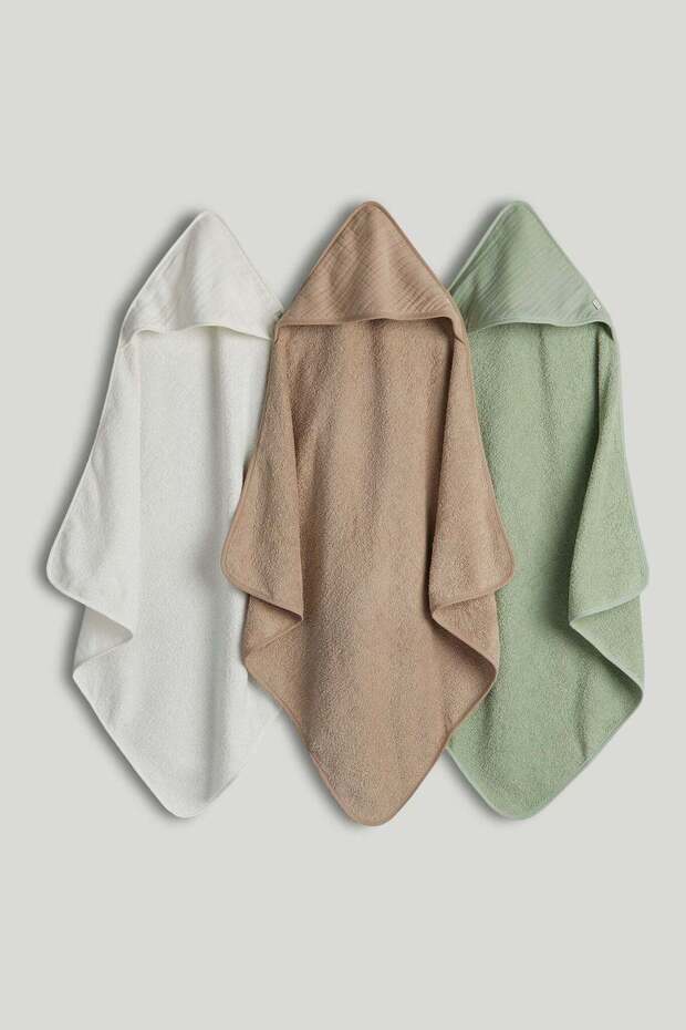 3 Pack Cuddle 'n' Dry Hooded Towels