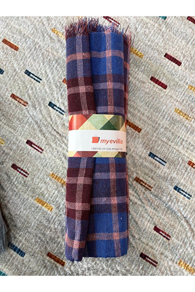 Table Cloth Picnic Cover 140X140Cm Multipurpose Checkered Cover