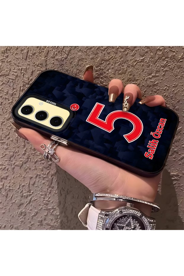 Silicone Edge Hard Back Phone Case Compatible with Samsung Galaxy S24 Fe Salih Özcan