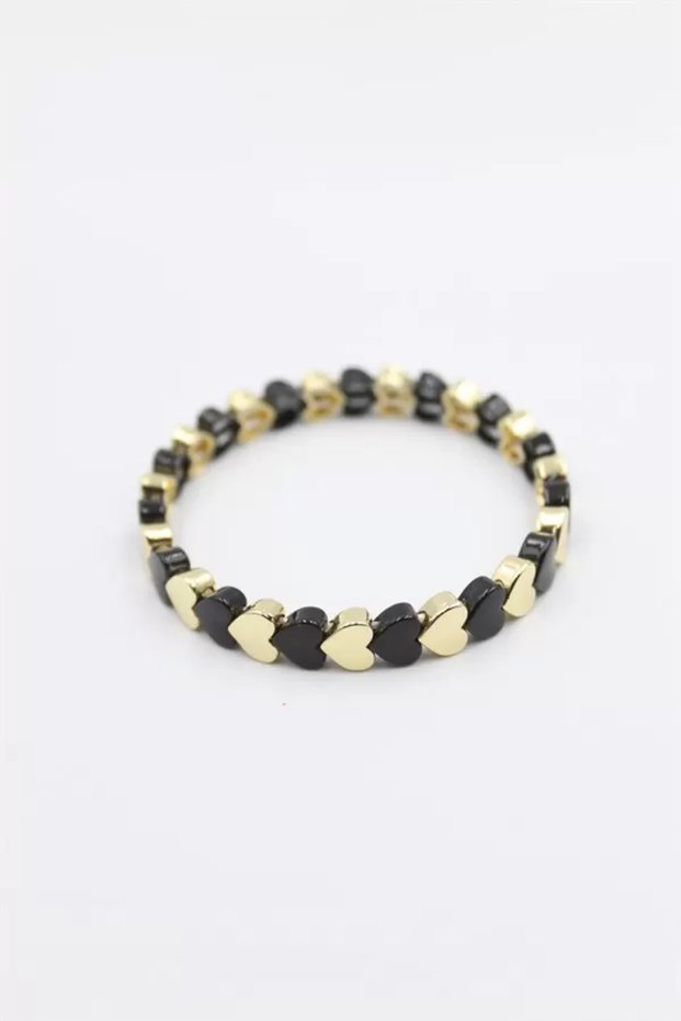 Elastic Porcelain Bracelet - Black