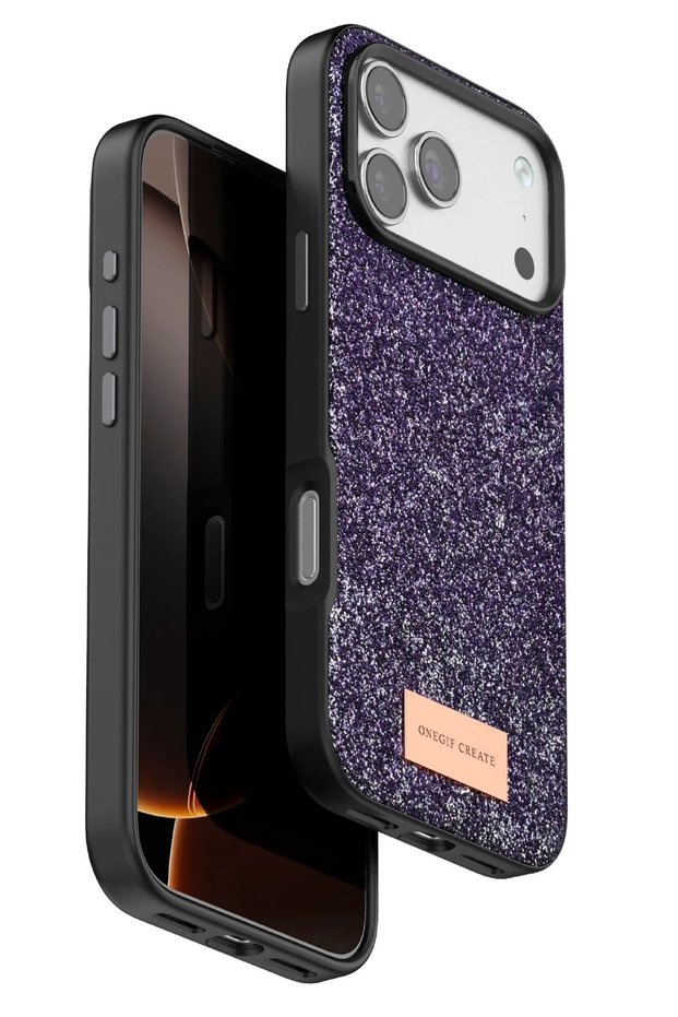 Ilkeshop iPhone 17 Pro Bright Silvery Cover - (141412) Deep Purple