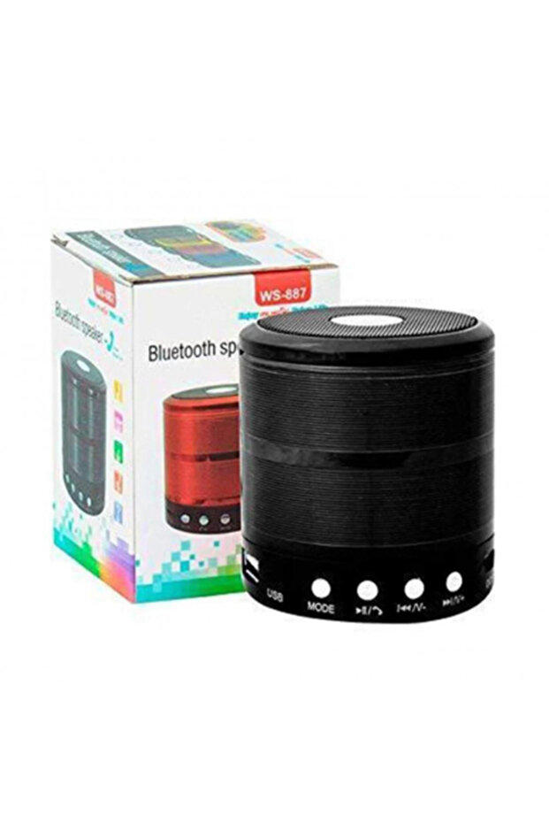 مكبر صوت صغير WS-887 أسود