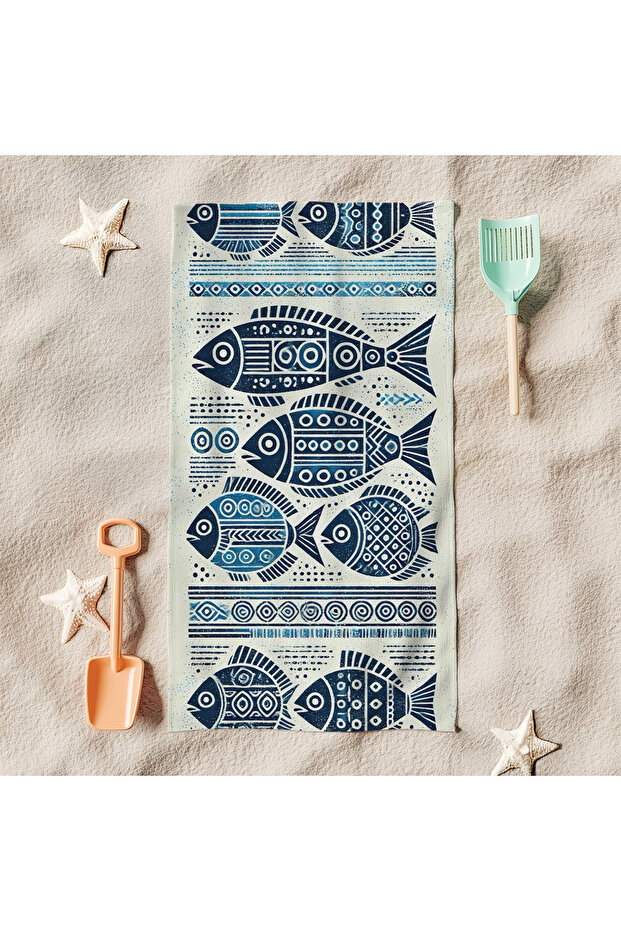 Fishes Fitness Beach Towel