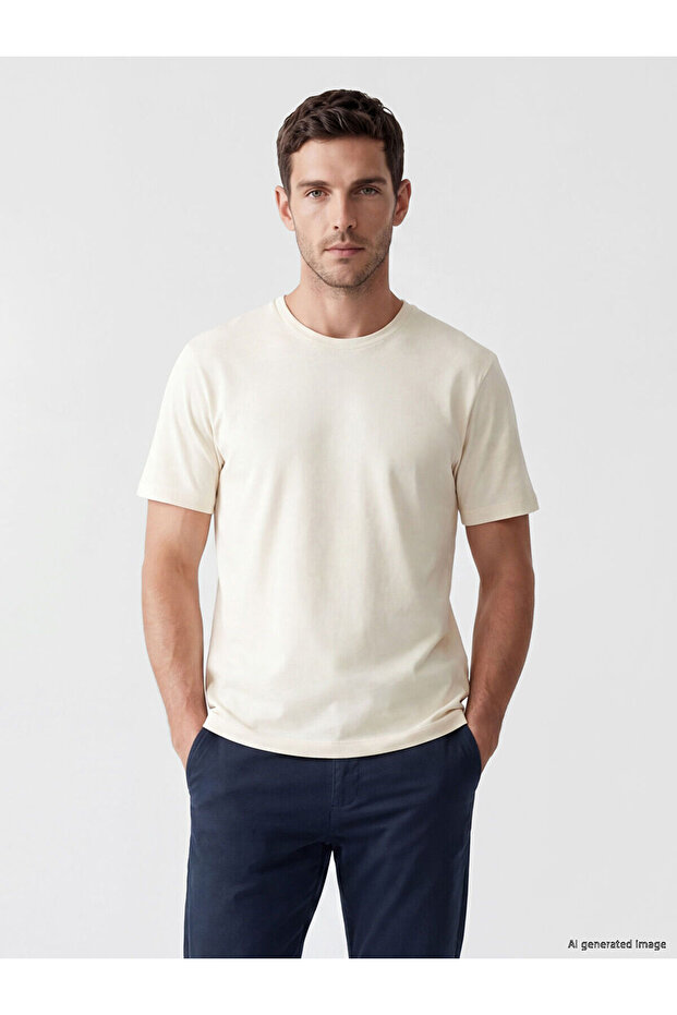 Gencc Quality Regular Fit Basic Men's Dry Touch T-Shirt