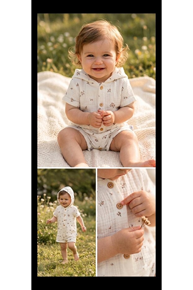 Muslin Shorts Jumpsuit